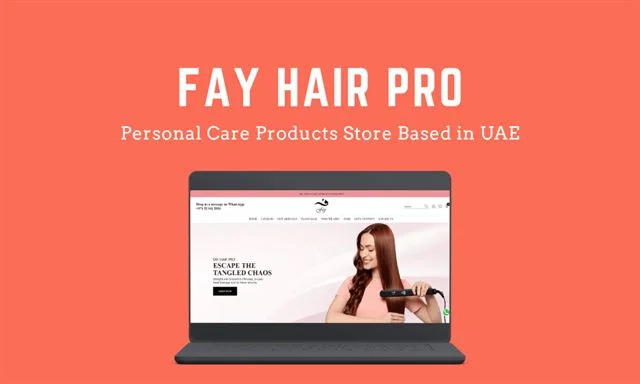 Fayhairpro Website project screenshot