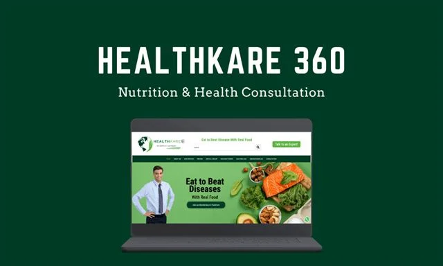 Healthkare360 Website project screenshot