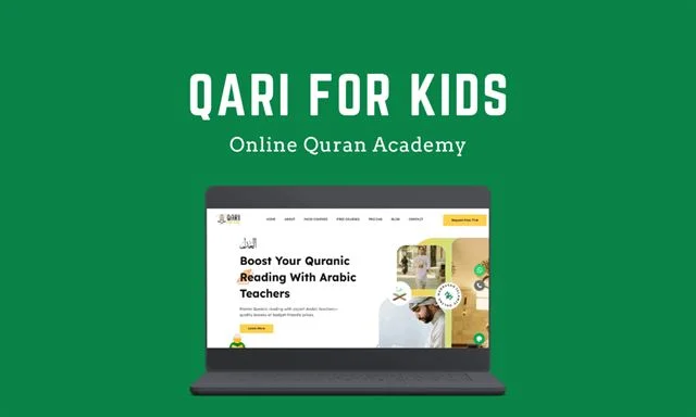 Qariforkids Website project screenshot
