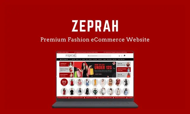 Zeprah Website project screenshot
